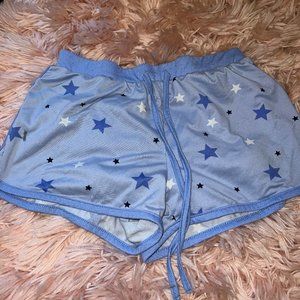 Star Print Pajama Shorts